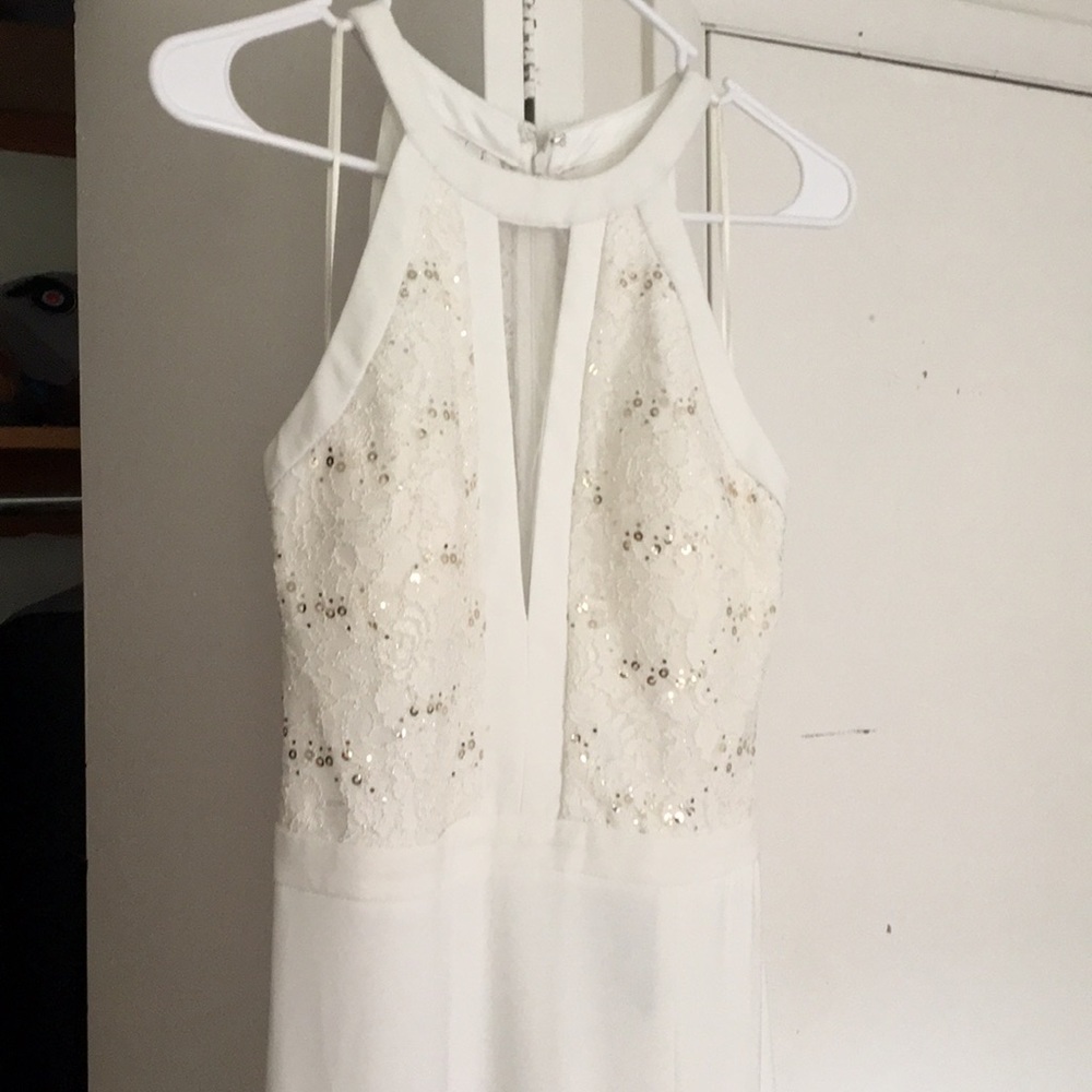 White long dress